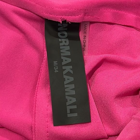 Norma Kamali Wide Leg Trousers Medium Orchid Pink - Picture 13 of 16